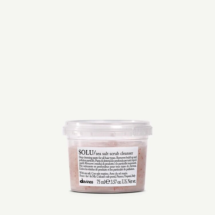 DAVINES Essential Haircare | Solu - Gommage Purifiant au Sel de Mer
