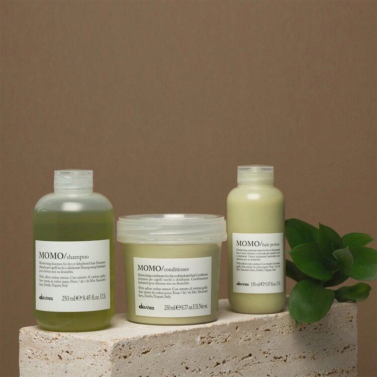 DAVINES Essential Haircare | MOMO Shampooing - Hydratant Cheveux Secs