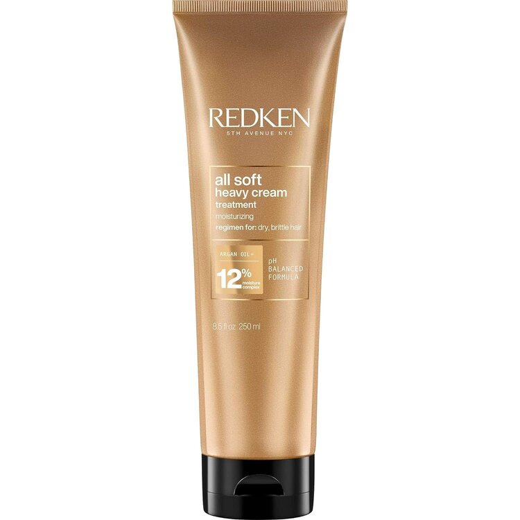 REDKEN All Soft | Heavy Cream - Anti-Frizz Hydrating Mask (250ml/8.5oz)