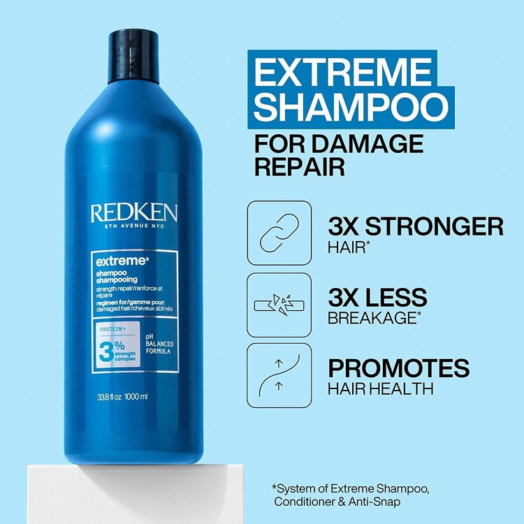 REDKEN Extreme | Shampooing - Réparateur et Fortifiant