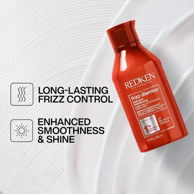 REDKEN Frizz Dismiss | Shampooing - Nettoyant Lissant Anti-Frisottis