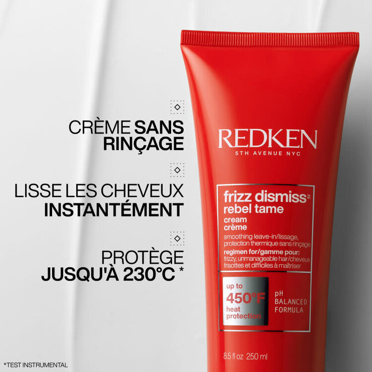REDKEN Frizz Dismiss | Rebel Tame - Crème Lissante Anti-Frisottis (250ml/8.5oz)