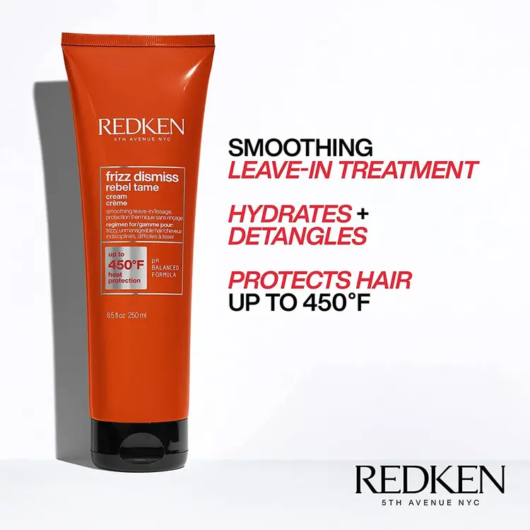 REDKEN Frizz Dismiss | Rebel Tame - Crème Lissante Anti-Frisottis (250ml/8.5oz)