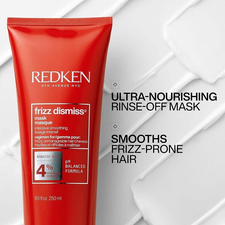 REDKEN Frizz Dismiss | Mask - Anti-Frizz Smoothing Care (250ml/8.5oz)
