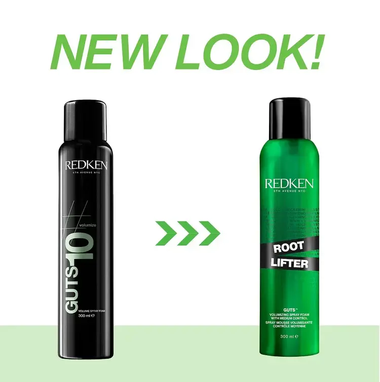REDKEN Root Lifter | Guts 10 | Volumizing Spray Foam - Volume and Hold (300g/10.58oz)