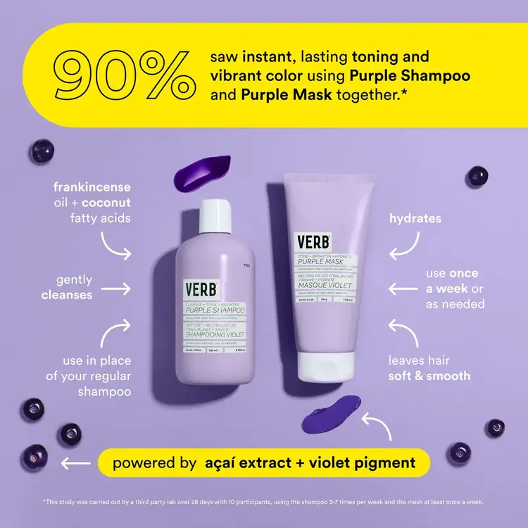 VERB VERB - PURPLE | Shampooing Violet / Tone Shampoo
