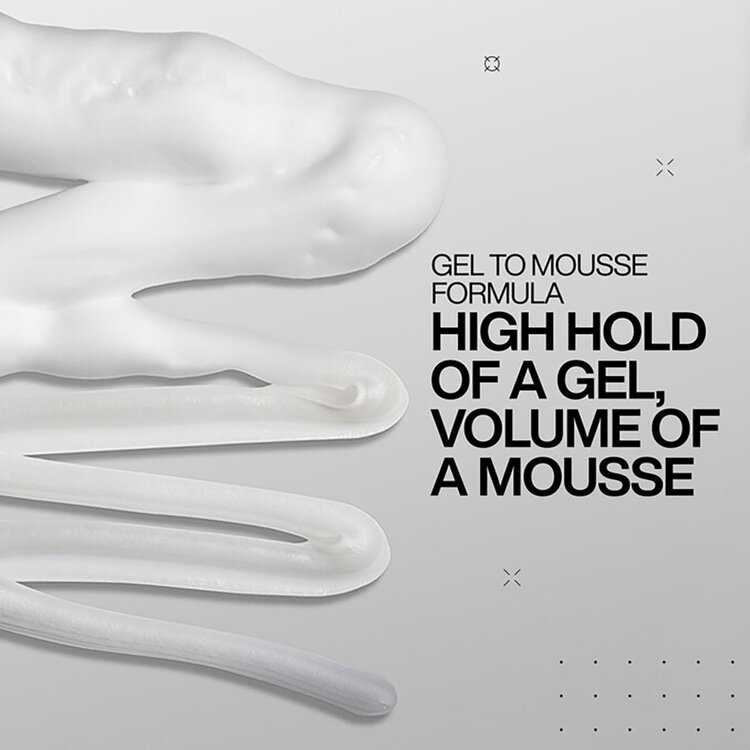 REDKEN Stay High Mousse | High-Hold Gel to Mousse (147g/5.2oz)