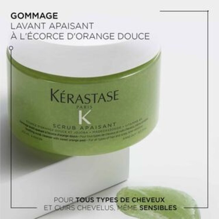 KÉRASTASE ***Fusio Scrub | Apaisant (250ml/8.5oz) — Soothing Scrub Cleanser with Sweet Orange Peel