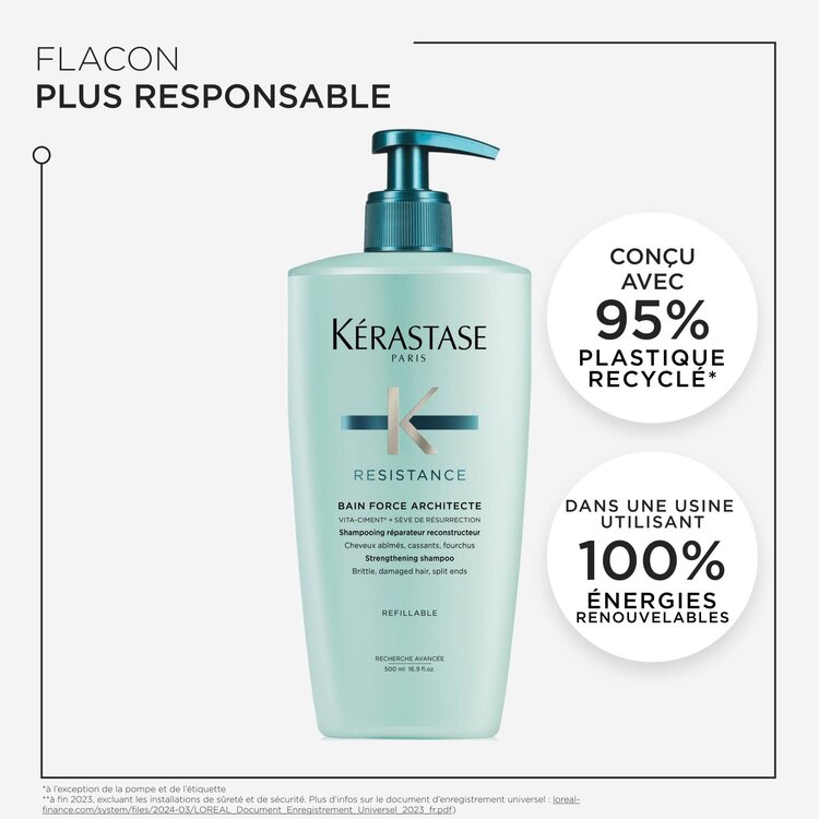 KÉRASTASE Resistance | Bain Force Architecte (*500ml/16.9oz)