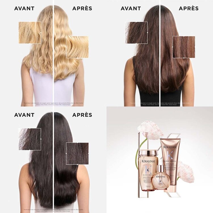KÉRASTASE Gloss Absolu | Anti-Frizz Glaze Milk