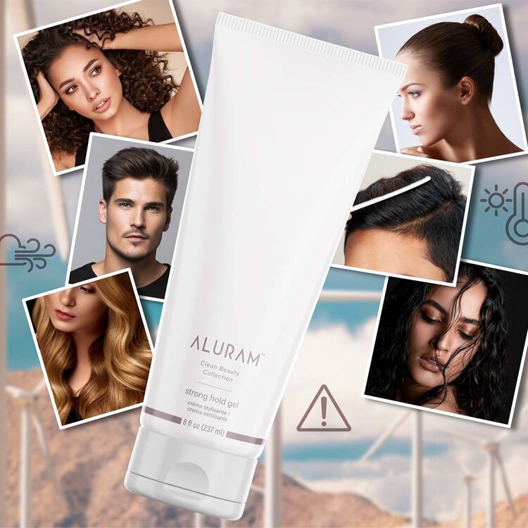 ALURAM Clean Beauty Collection | Strong Hold Gel (237ml/8 oz)
