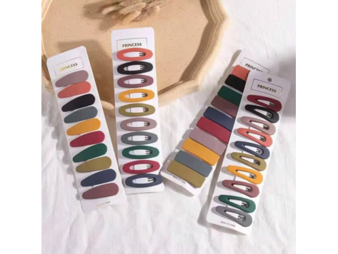 INDUSTRIA - ***Barrettes à Pression Couleurs Vives