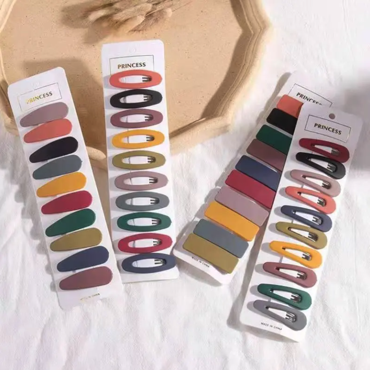 INDUSTRIA Accessoire Coiffure | Barrettes à Pression – Couleurs Vives pour Maintien des Mèches