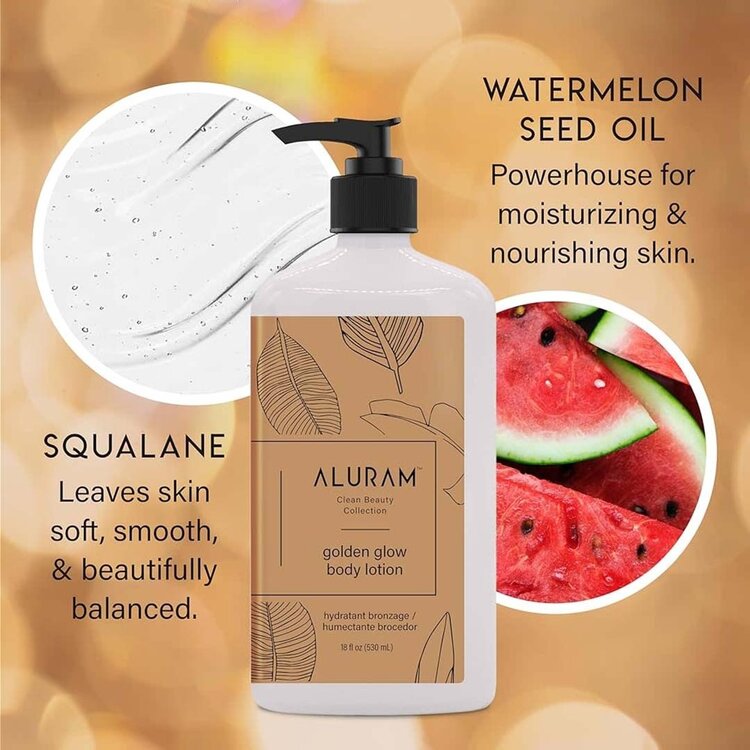 ALURAM Clean Beauty Collection | Golden Glow Lotion 530ml (18 oz)