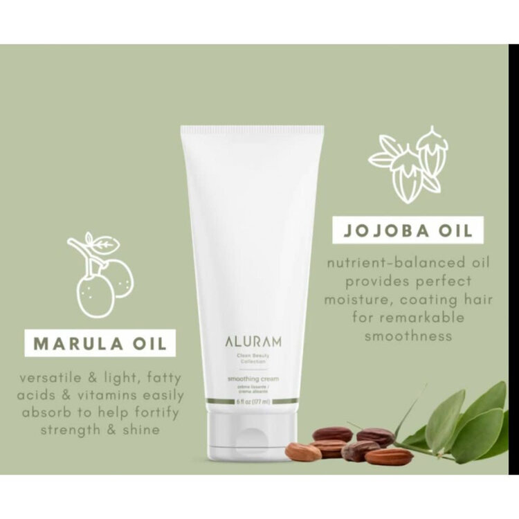 ALURAM Clean Beauty Collection | Smoothing Cream - Smooths and Controls Curls (177ml/6 oz)