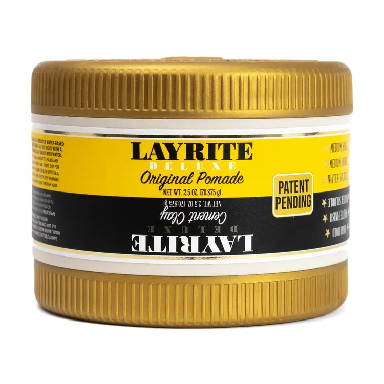 LAYRITE Deluxe ***Pomades Duo | Original Pomade & Cement Clay (2x2.5oz/70.875g)