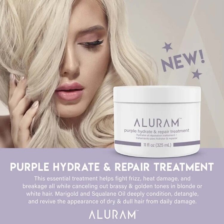 ALURAM Clean Beauty Collection | Traitement Hydratant et Réparateur Violet