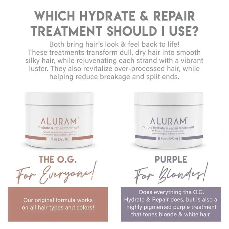 ALURAM Clean Beauty Collection | Traitement Hydratant et Réparateur Violet