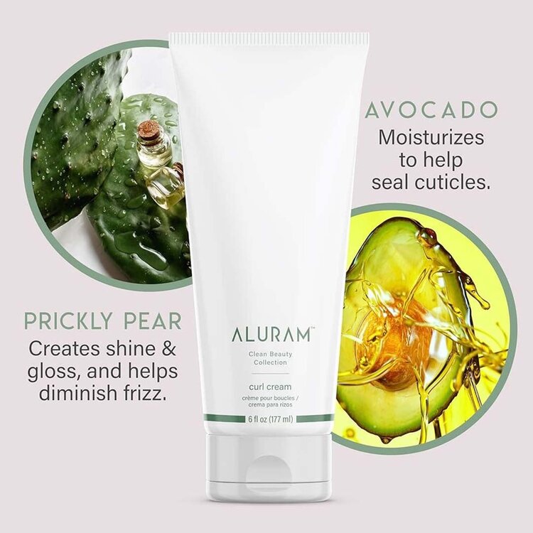 ALURAM Clean Beauty Collection | Curl Cream - Nourishes and Defines (177ml/6 oz)