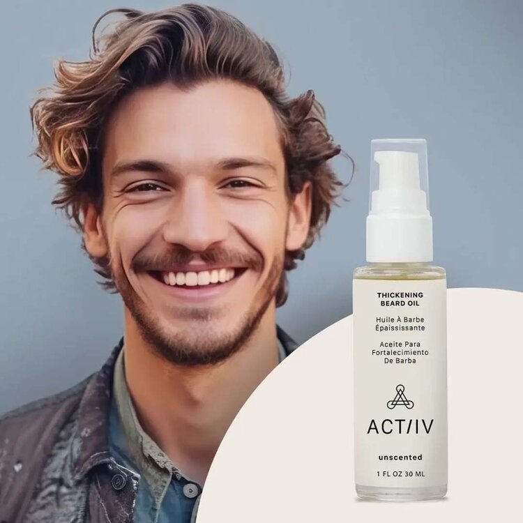 ACT/IV Huile à Barbe Épaississante - Soin Quotidien Naturel