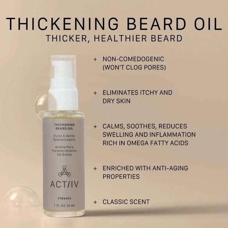 ACT/IV Thickening Beard Oil - Daily Botanical Care
