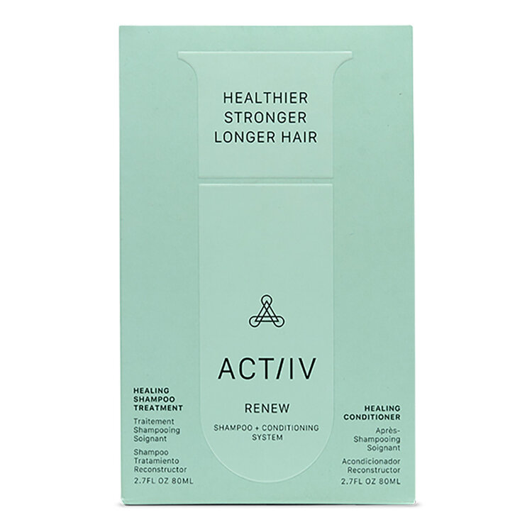 ACT/IV Renew | Healthier Stronger Longer Hair | Travel Size Duo 80ml (2.7 oz)