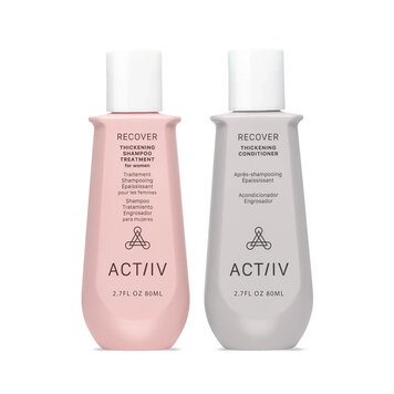 ACT/IV Recover | Women | Thicker Fuller Hair | Travel Size Duo 80ml (2.7 oz)