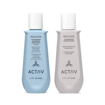 ACT/IV Recover | Men | Thicker Fuller Hair | Travel Size Duo 80ml (2.7 oz)