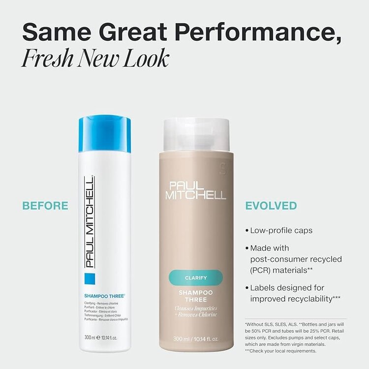 PAUL MITCHELL ***Clarifying | Shampoo Three – Clarifying anti-chlorine shampoo