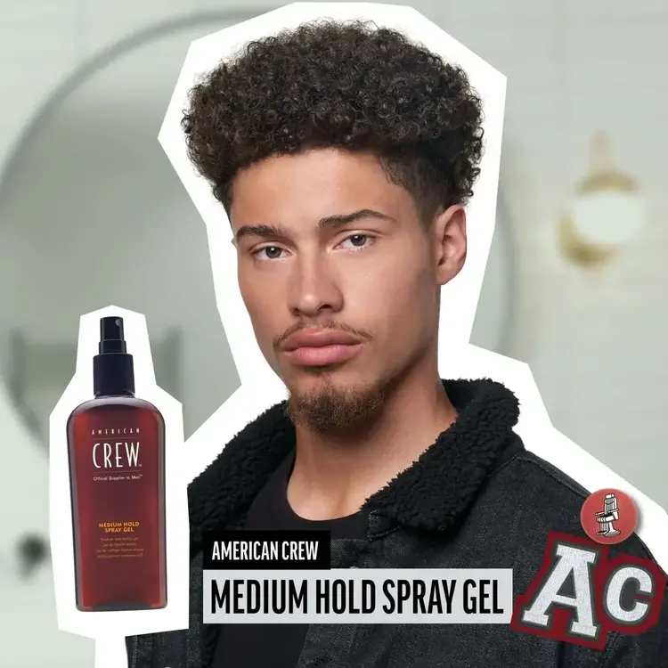 AMERICAN CREW AMERICAN CREW - COIFFANT | MEDIUM HOLD Spray Gel / Gel de Coiffage Fixation Souple (250ml / 8.45 oz)