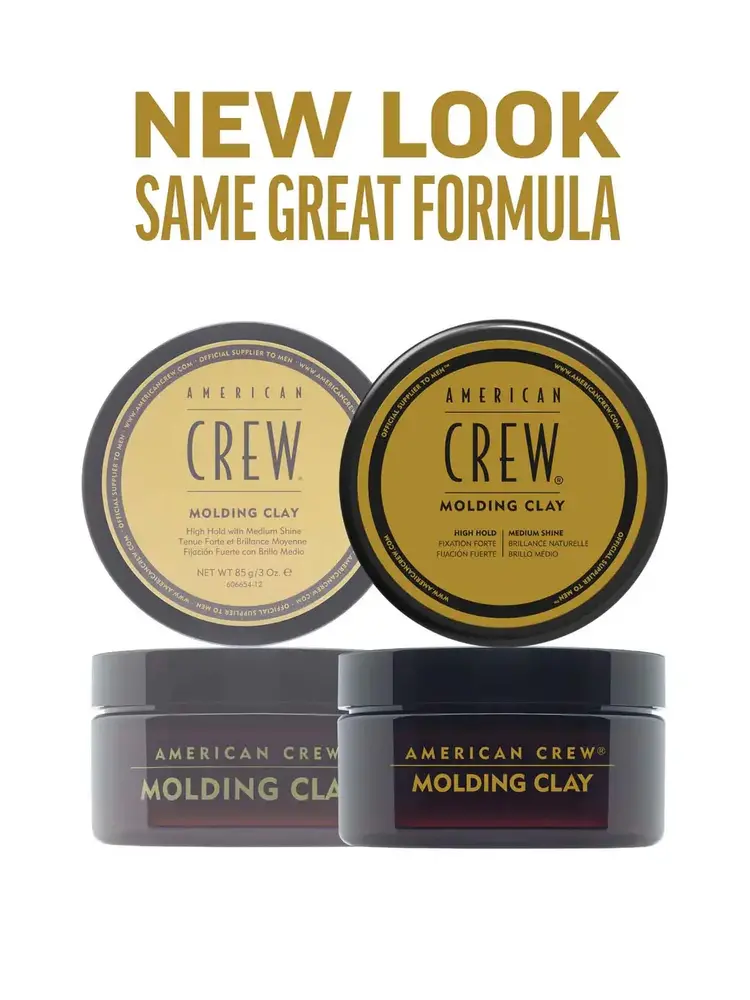 AMERICAN CREW AMERICAN CREW - COIFFANT | MOLDING CLAY High Hold and Medium Shine / Cire de Coiffage - Fixation Forte et Brillance Naturelle (85g / 3 oz)