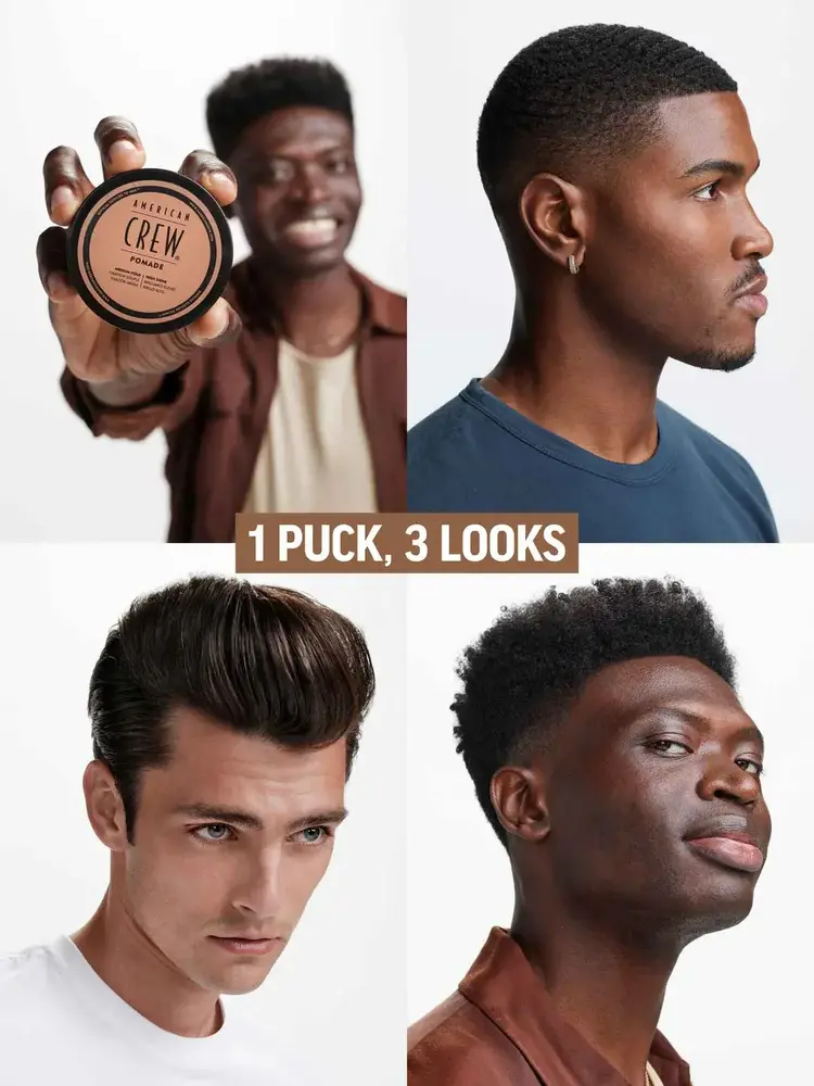AMERICAN CREW AMERICAN CREW - COIFFANT | POMADE Medium Hold and high Shine / Cire de coiffage Fixation Souple et Brillance Élevée