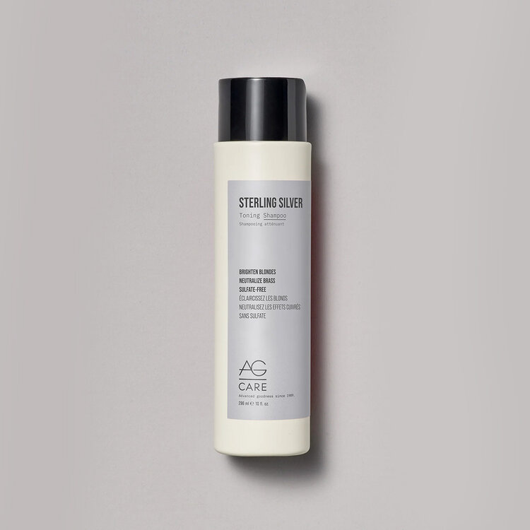 AG | CARE Sterling Silver | Shampooing Atténuant - Neutralise les Tons Cuivrés