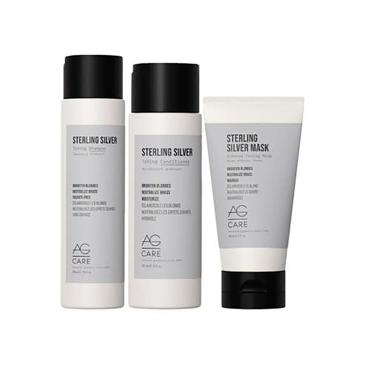 AG | CARE Sterling Silver | Toning Shampoo - Neutralizes Brassiness