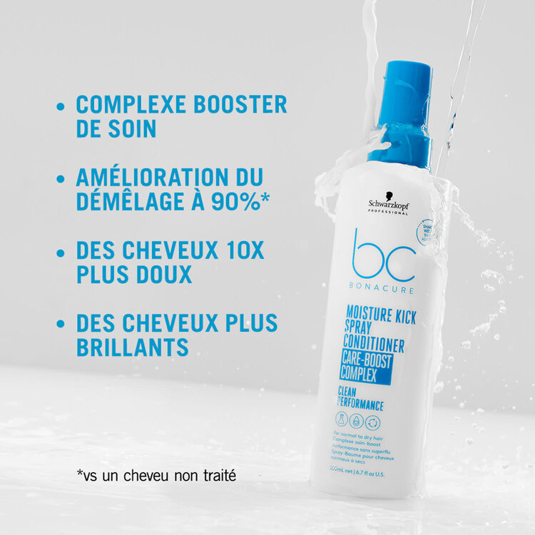 SCHWARZKOPF SCHWARZKOPF - BONACURE . MOISTURE KICK | Spray Conditioner . Care-Boost Complex / Spray-Baume . Complexe Booster de Soins Performance