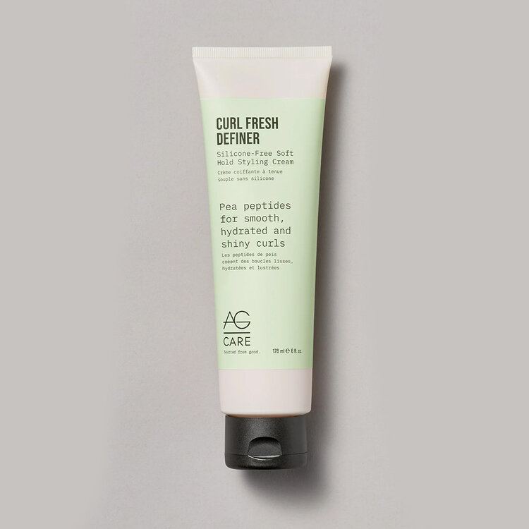 AG | CARE Curl Fresh Definer | Silicone-Free Soft Hold Styling Cream (6 oz)