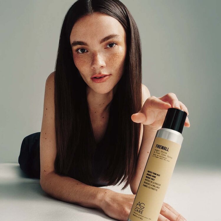 AG | CARE Firewall | Argan Shine & Flat Iron Spray - Heat Protection and Shine