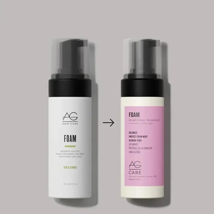 AG | CARE Foam | Volumateur Ultra-Léger - Volume et Protection Thermique (148ml)