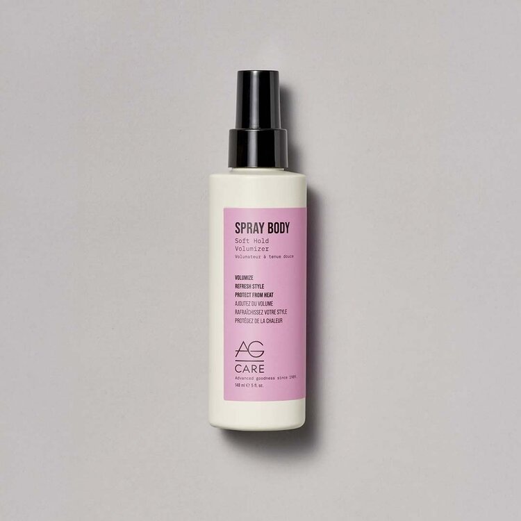 AG | CARE Spray Body | Soft Hold Volumizer - Volume and Heat Protection (148ml)
