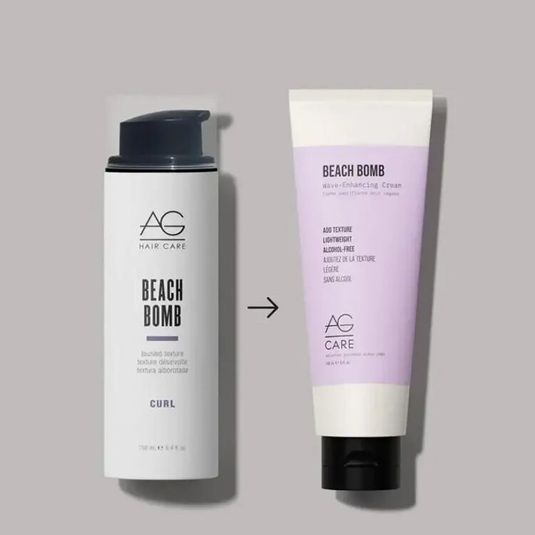 AG | CARE Beach Bomb | Wave-Enhancing Cream - Texture and Frizz Control (148ml)