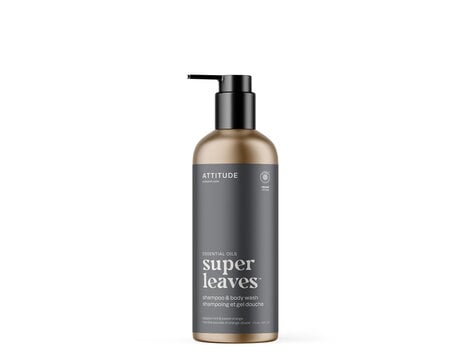 ATTITUDE Super Leaves | Shampoo & Body Wash | Peppermint & Sweet Orange