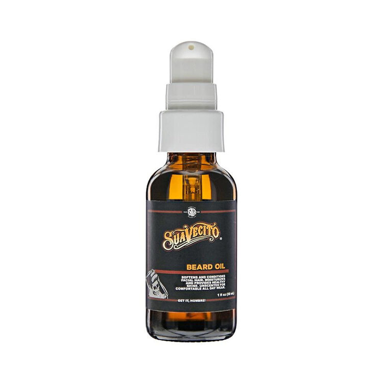 SUAVECITO Beard Oil (Serum) (30 ml / 1 oz) – Sérum Hydratant Et Adoucissant Pour La Barbe