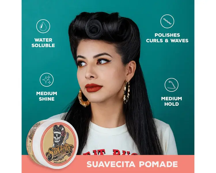 SUAVECITO Suavecita | Pomade (113 g / 4 oz) – Pommade Tenue Moyenne Pour Coiffage Souple