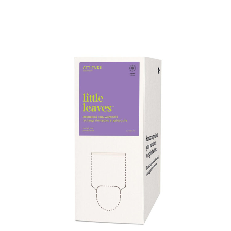 ATTITUDE Little Leaves | Shampoo & Body Wash | Vanilla & Pear