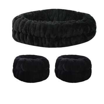INDUSTRIA Facial Care Headband and Wristband Set