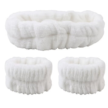 INDUSTRIA Facial Care Headband and Wristband Set