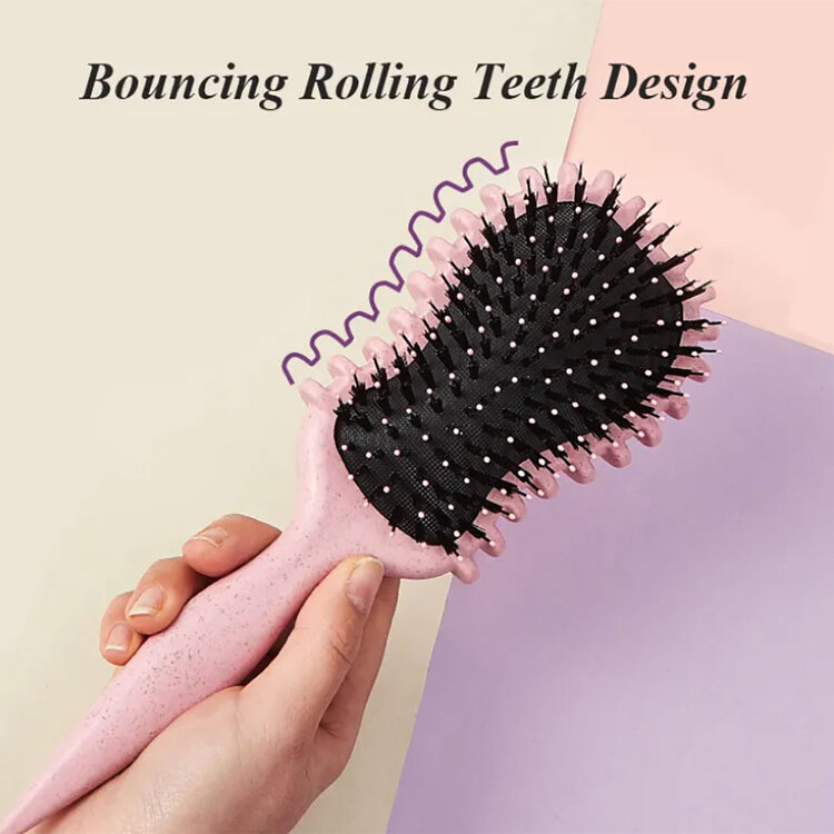 INDUSTRIA Industria Coiffure Curl Brush – Define & Detangle Gently