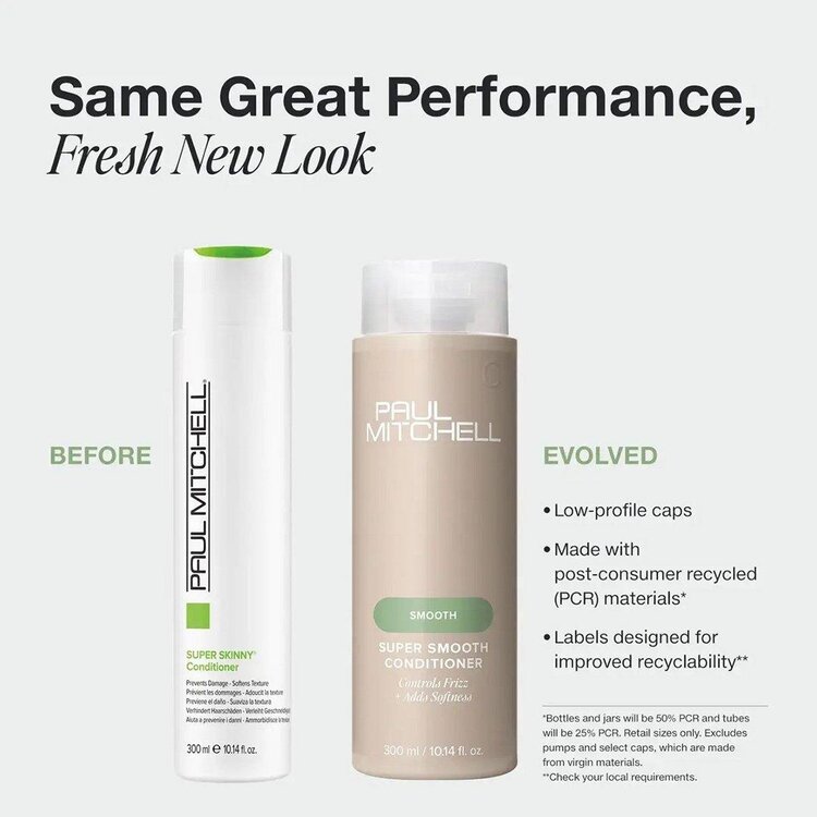 PAUL MITCHELL Smooth | Super Smooth Revitalisant - Revitalisant quotidien qui lisse les frisottis et adoucit la texture pour des cheveux plus faciles à coiffer