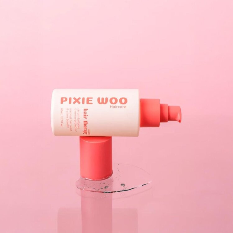 PIXIE WOO Booster Hair Therapy | Sérum Brillance Thermo-Protecteur – protège de la chaleur et apporte une brillance éclatante