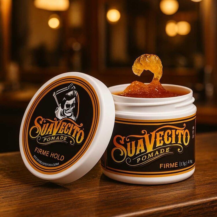 SUAVECITO Pomade | Firme | Strong Hold Pomade – For Perfect Style and Long-Lasting Hold (113g/4oz)